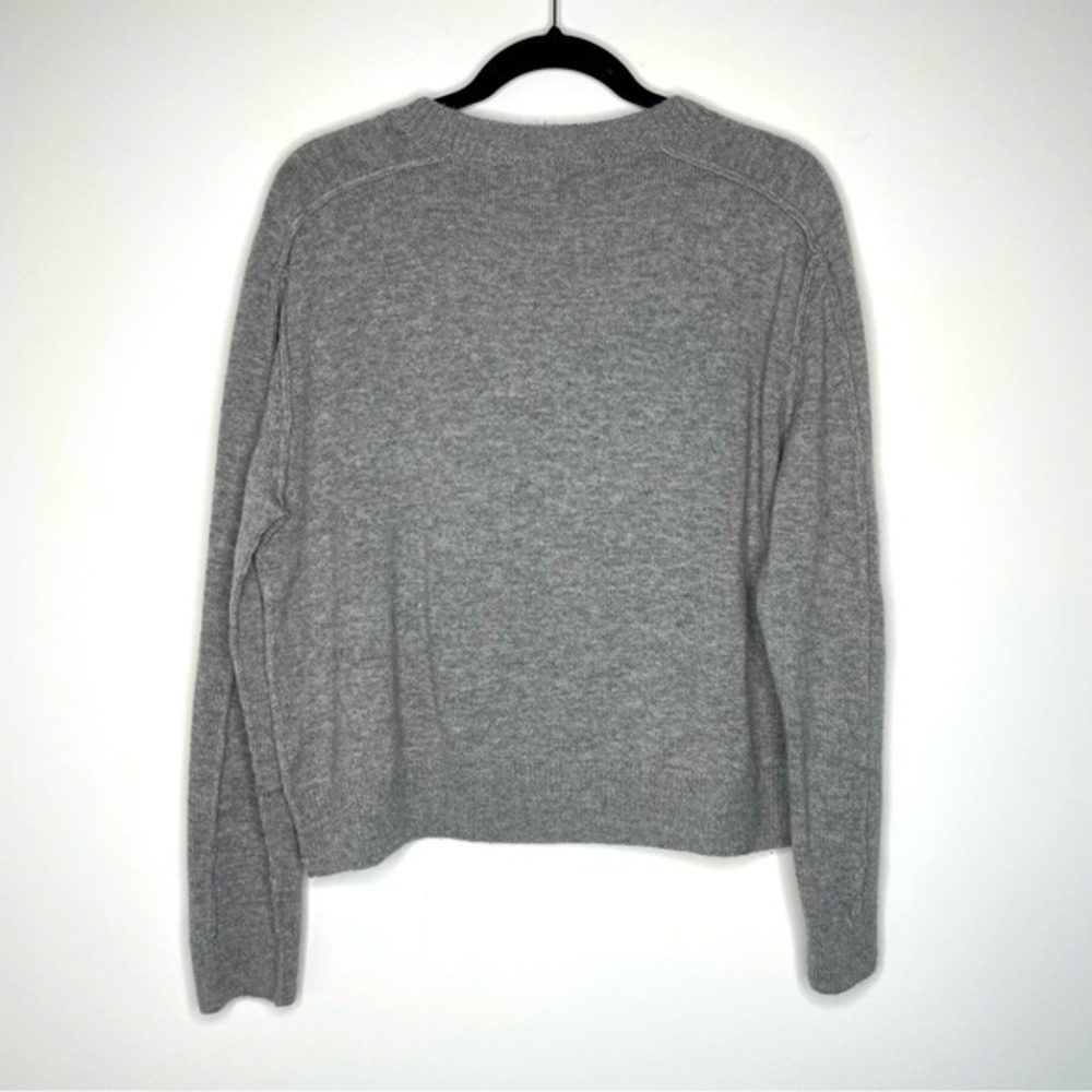 Robert Rodriguez Grey Wool Cashmere Lightning Bolt Grey Sweater M - Picture 3 of 9